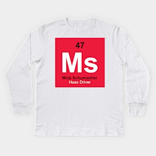 Mick Schumacher Driver Element Kids Long Sleeve T-Shirt